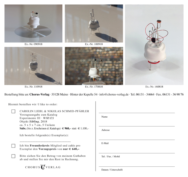 Vorzugsausgaben Carolin Liebl & Nikolas Schmid-Pf&auml;hler